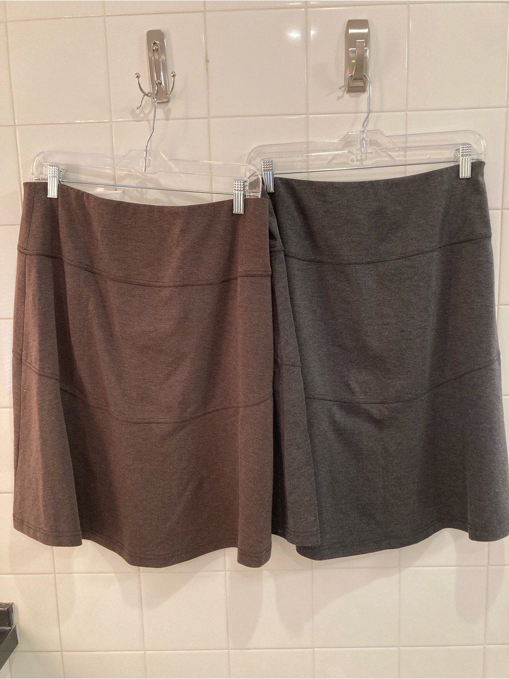 Royal Robbins Midi Skirts in Brown and Charcoal